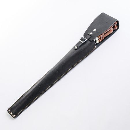 A set of skewers 670*12*3 mm in a black leather case в Липецке