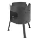 Stove with a diameter of 340 mm for a cauldron of 8-10 liters в Липецке