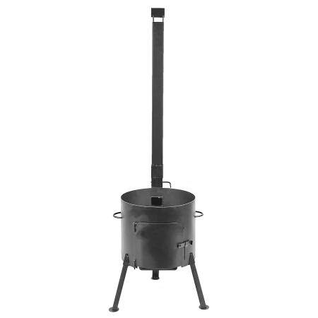 Stove with a diameter of 410 mm with a pipe for a cauldron of 16 liters в Липецке