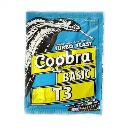 Турбодрожжи спиртовые "COOBRA" BASIC T3 (90 гр) в Липецке