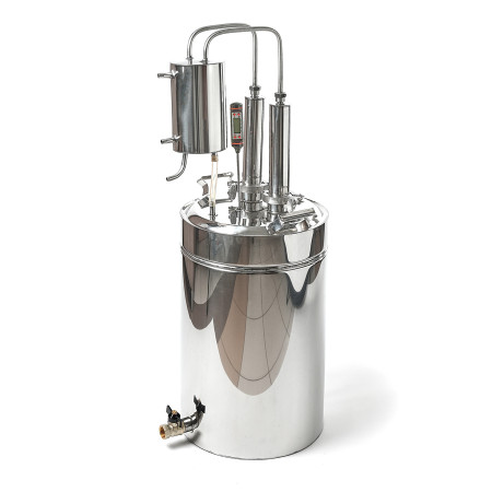 Cheap moonshine still kits "Gorilych" double distillation 20/35/t (with tap) CLAMP 1,5 inches в Липецке