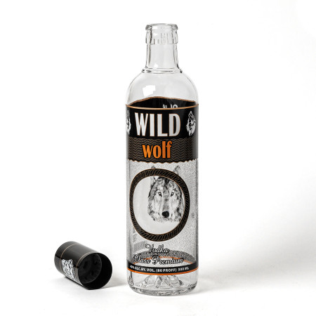 Souvenir bottle "Wolf" 0.5 liter в Липецке