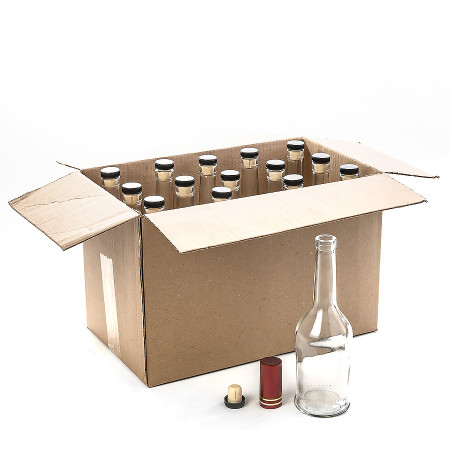 15 bottles of "Cognac" 0.5 l with Camus corks and caps в Липецке